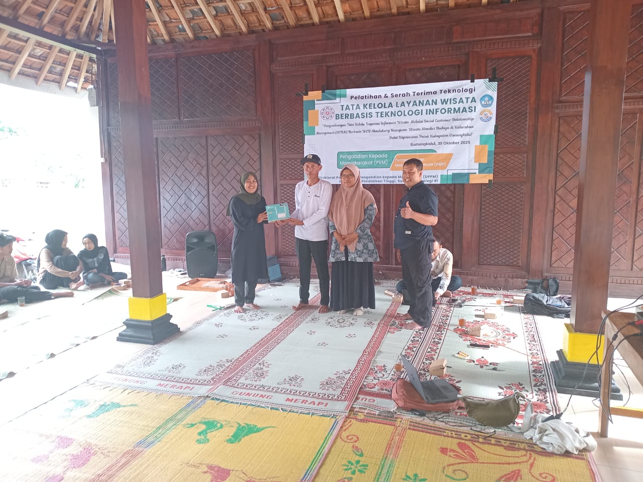 Tingkatkan Layanan Wisata, Tim PkM UP45 Adakan Pelatihan dan Serah Terima Teknologi Layanan Wisata berupa CRM Berbasis Website